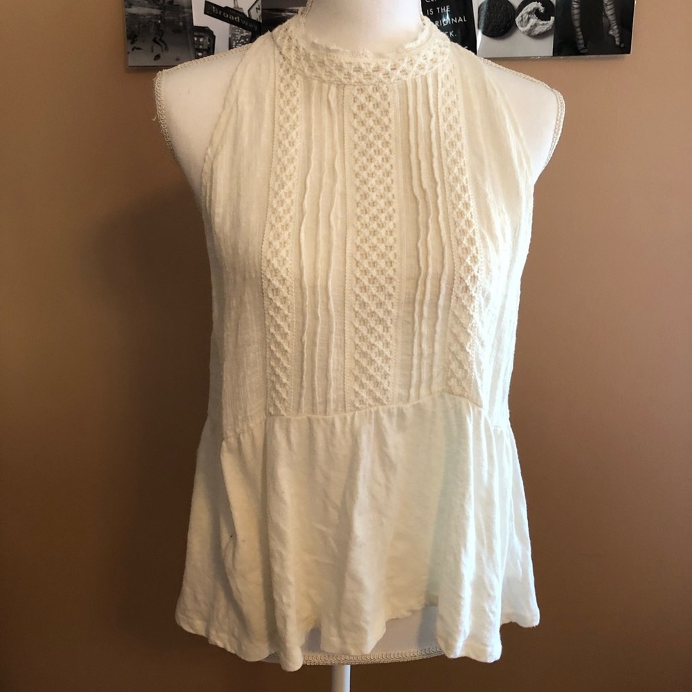 Cute, White Tank. Lightweight + Flowy